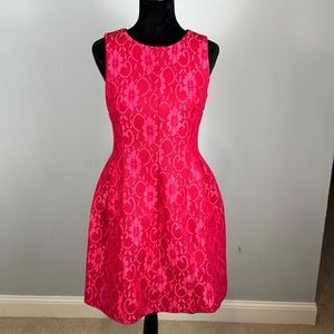 Calvin Klein Pink Lace Dress